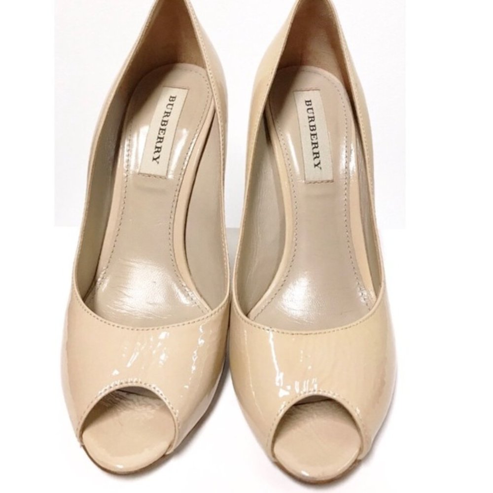 SOLD BURBERRY Patent Leather Pumps - Picture 2 of 7